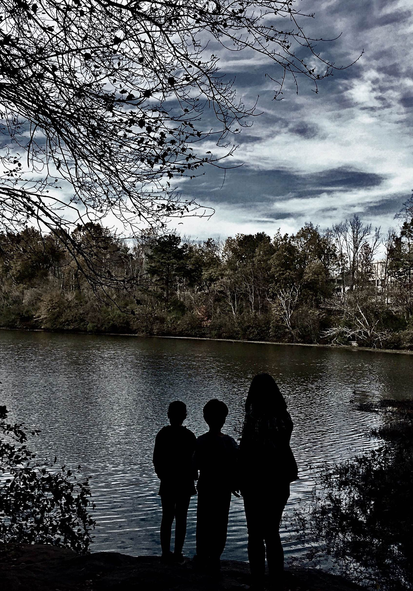 Mother with family